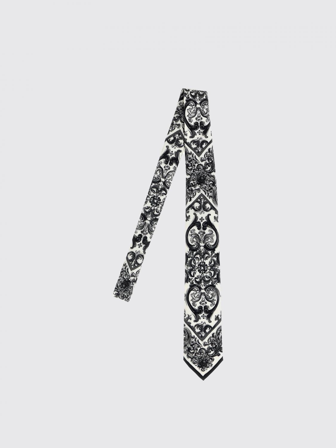 Tie DOLCE & GABBANA Men color White