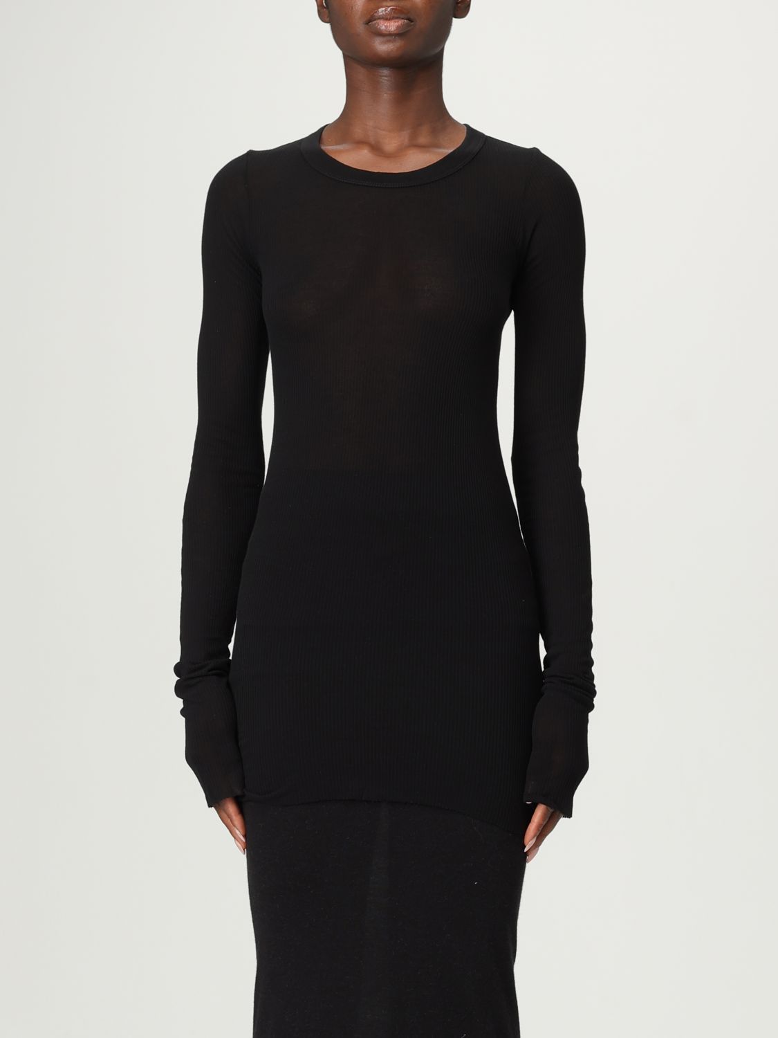 Rick Owens T-shirt Woman Color Pink In Black