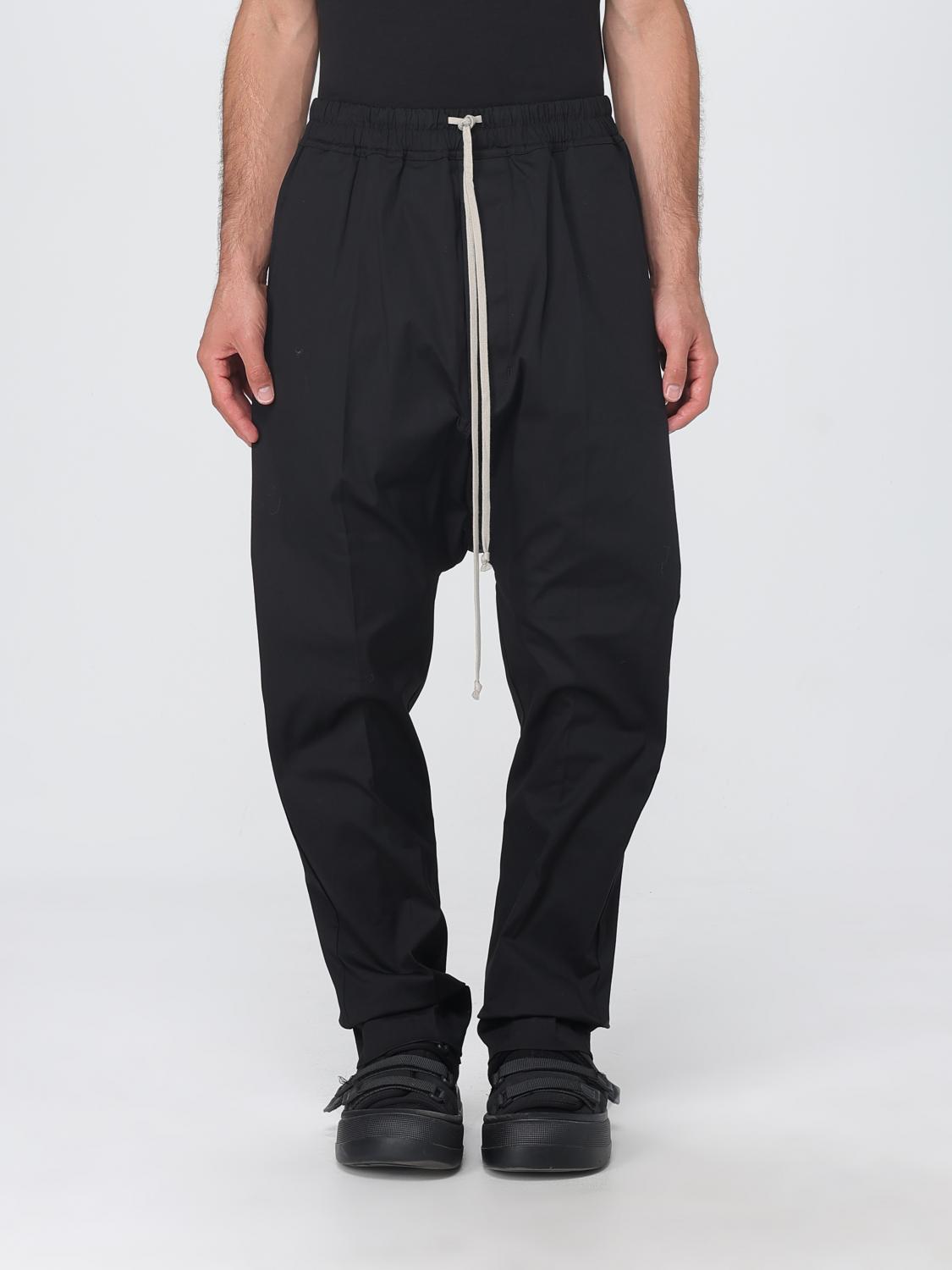 Rick Owens Pants Men Color Black In Black