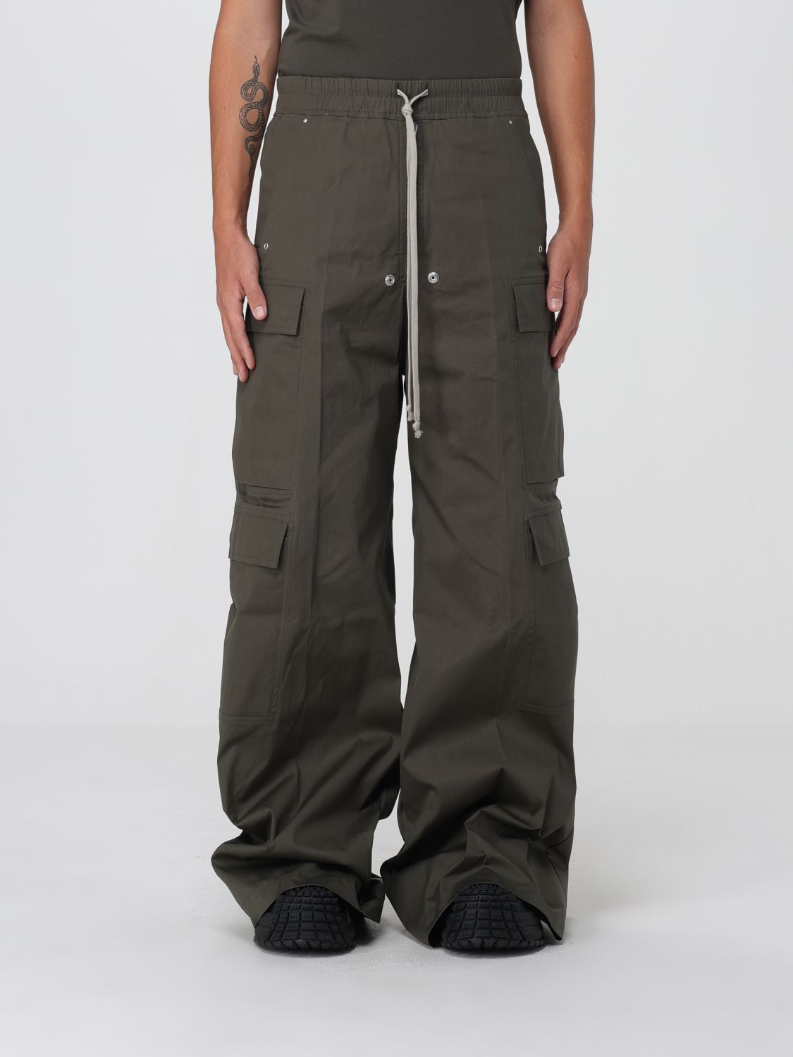 Rick Owens Pants Men Color Green In Green