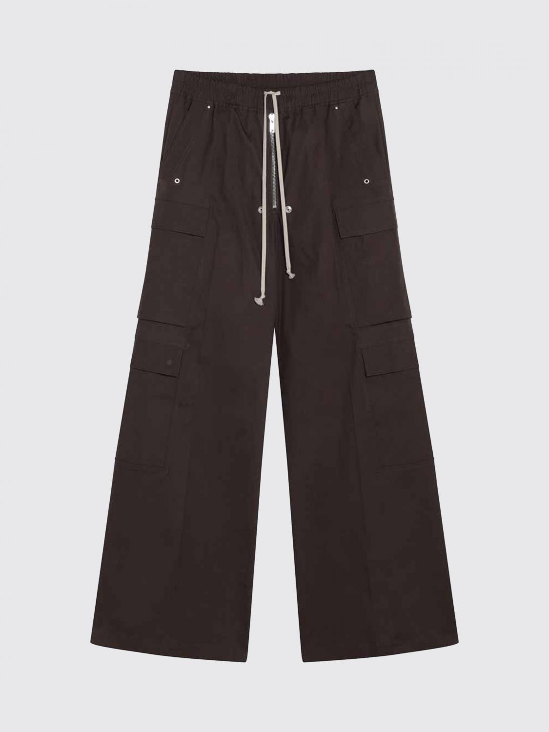 Rick Owens Pants Men Color Brown In Brown