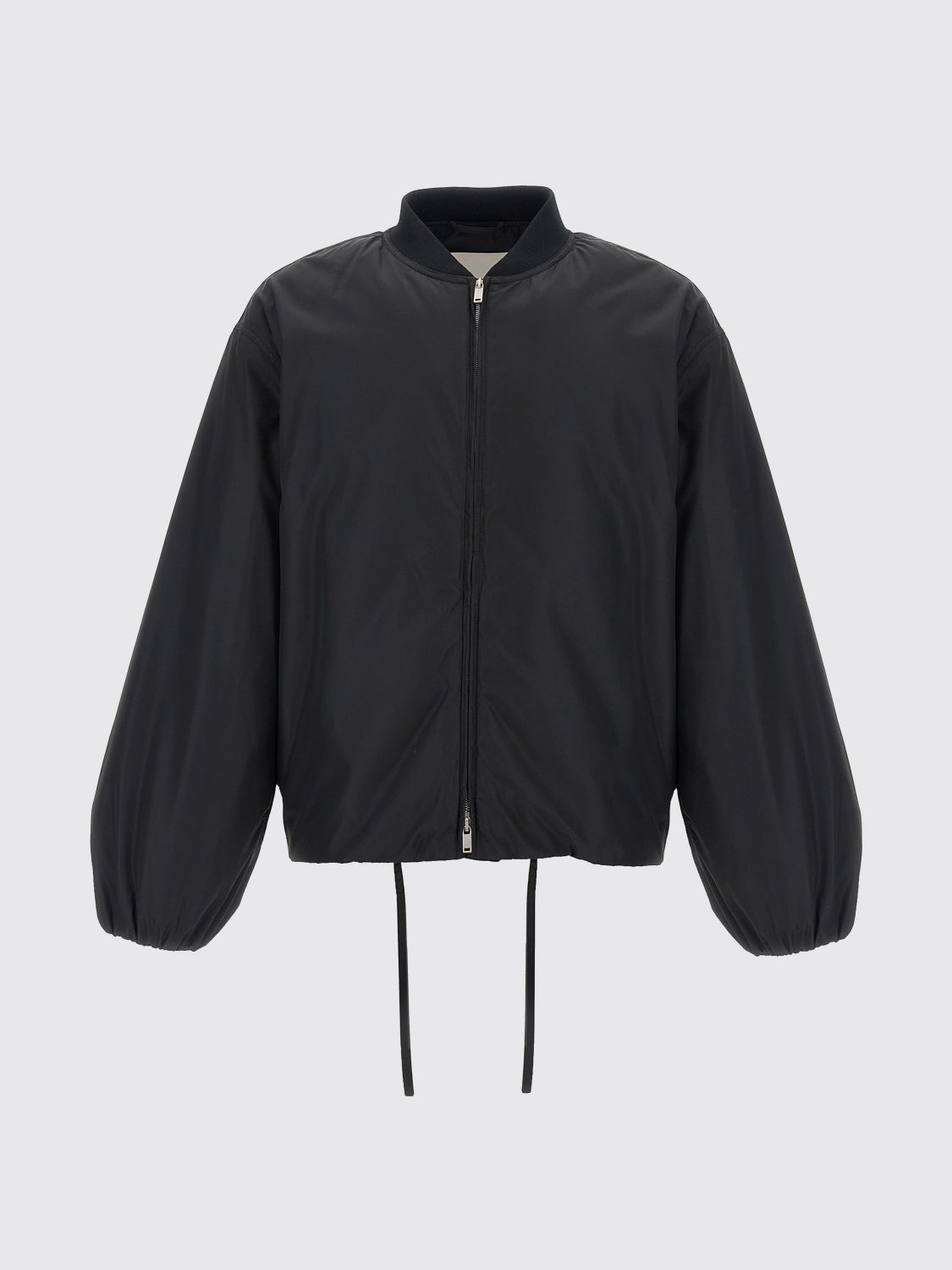 Jil Sander Black Polyester Jacket In Black