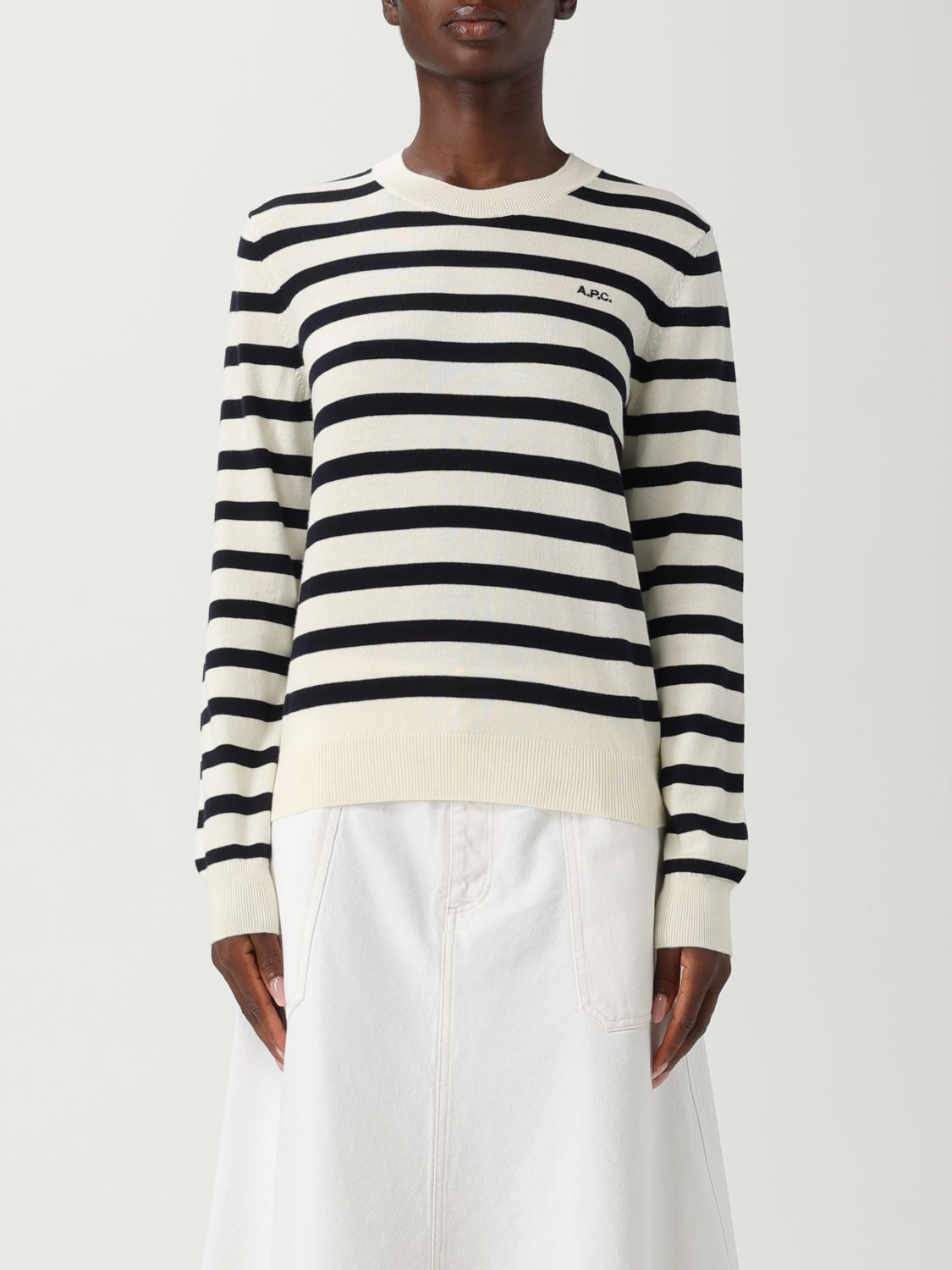 Apc Gaelle Cardigan In Blue