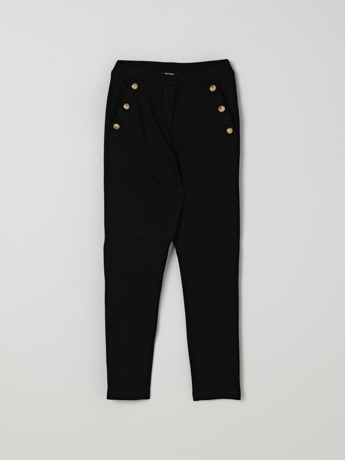 BALMAIN Hose Kinder Farbe Schwarz