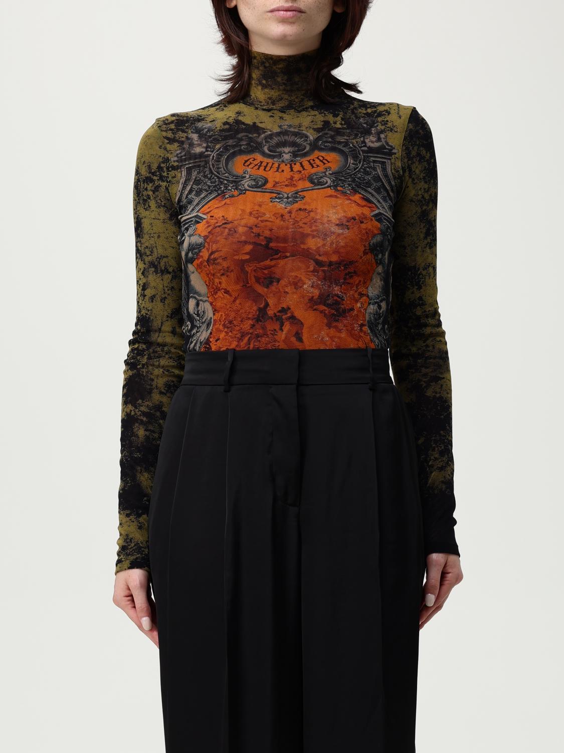 Jean Paul Gaultier Top  Woman Color Multicolor In Green