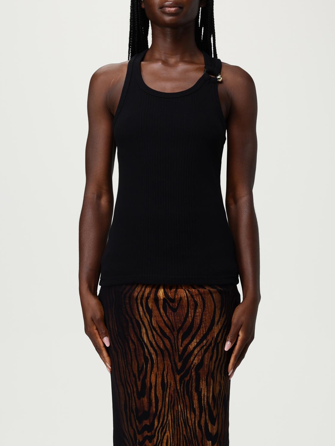 Jean Paul Gaultier Top Woman Color Black In Black