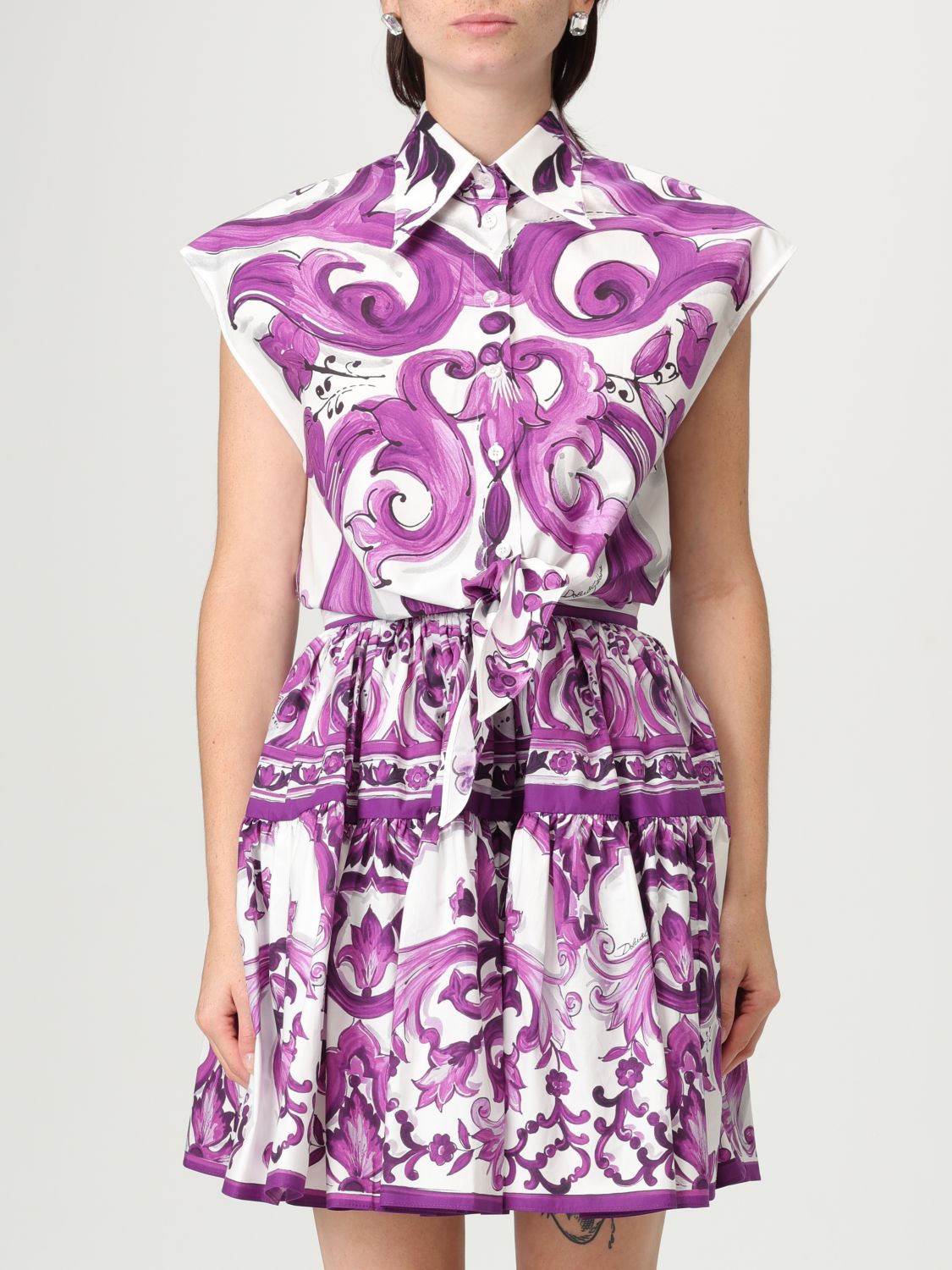 Dolce & Gabbana Shirt  Woman Color Violet In Purple