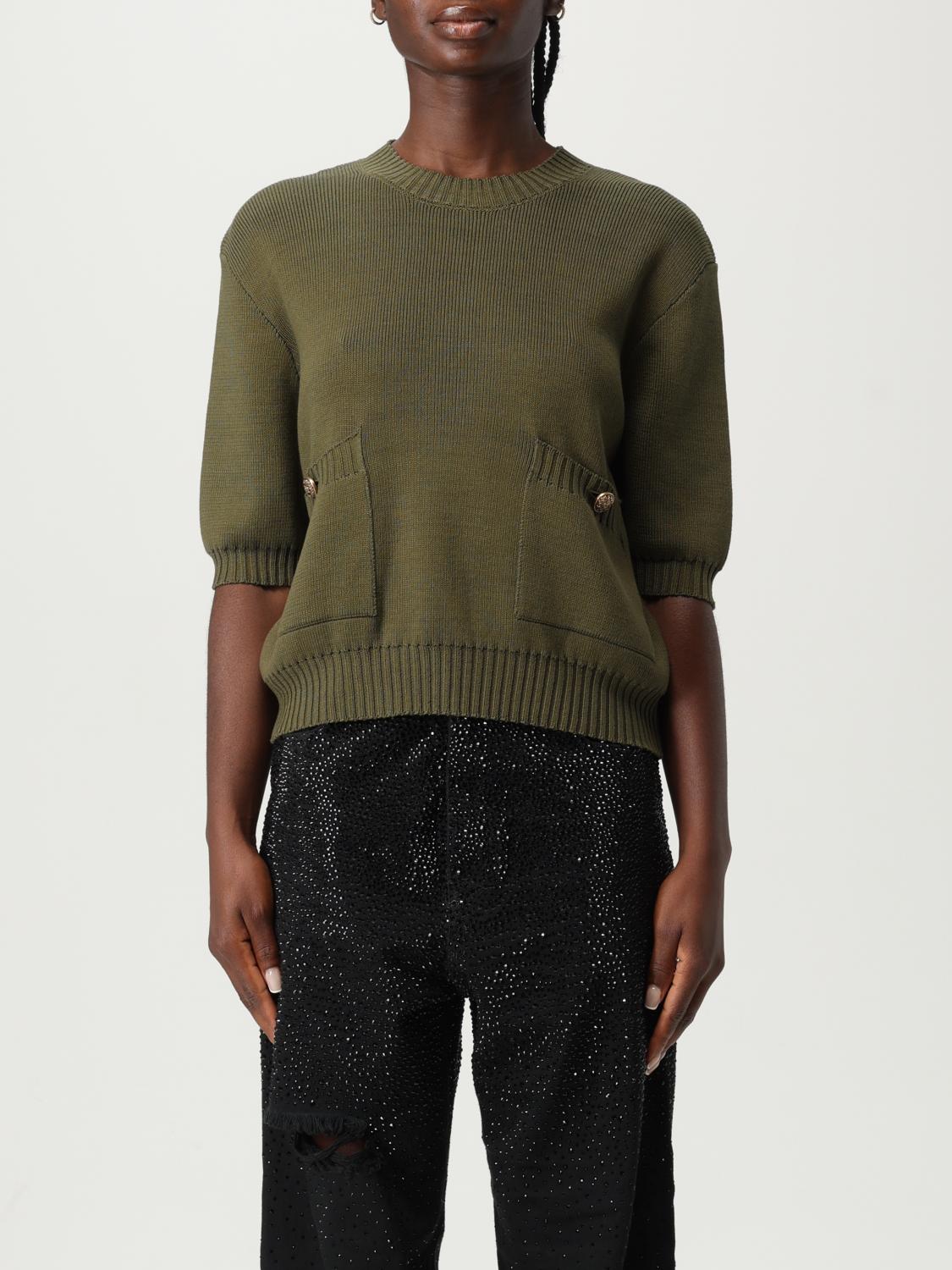 Golden Goose Deluxe Brand Button Detailed Knitted Top In Green