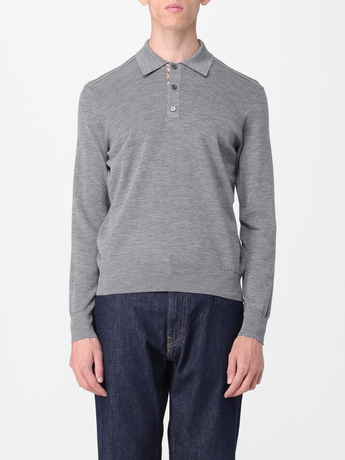 Polo Shirt BURBERRY Men color Grey Polo Shirt BURBERRY Men color Grey