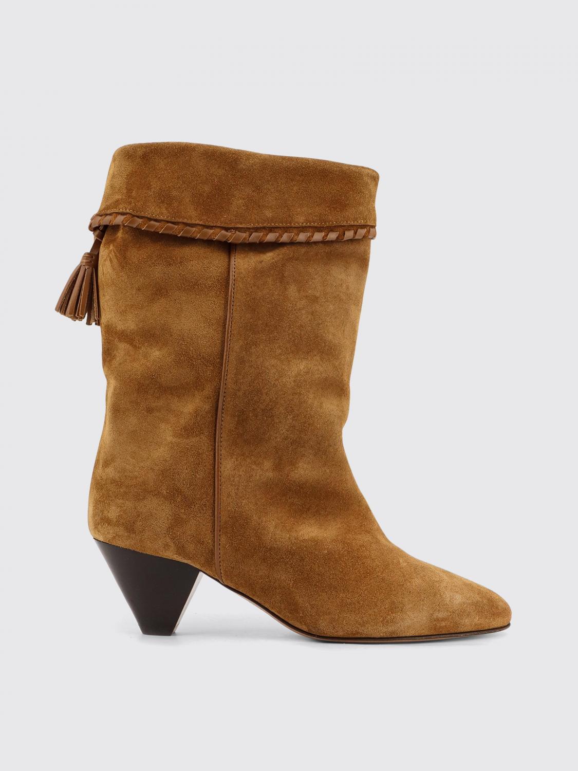 Isabel Marant Flat Ankle Boots  Woman Color Amber In Orange