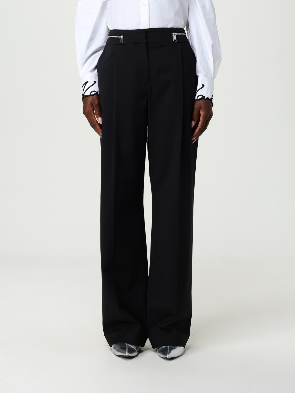Karl Lagerfeld Pants Woman Color Black In Black