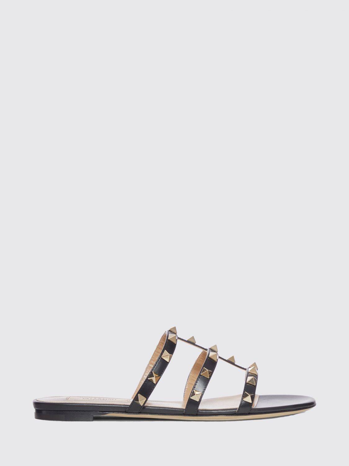Valentino Garavani Flat Sandal  Woman Color Black