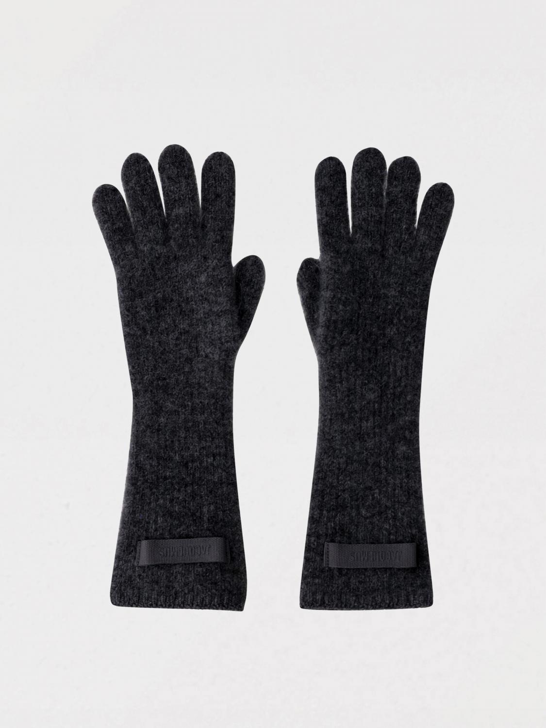 JACQUEMUS JACQUEMUS Gloves Woman color Black　ジャックムス グローブ ウーマン カラー ブラック