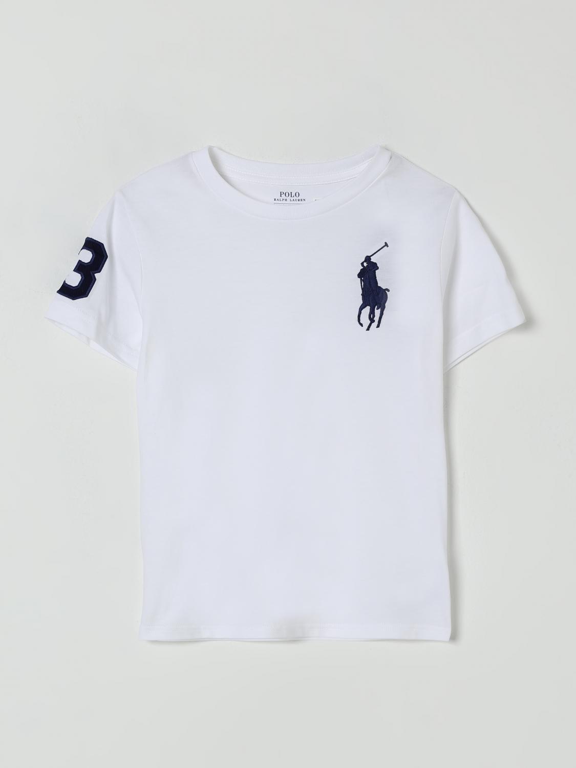 POLO RALPH LAUREN T-Shirt Kinder Farbe Weiß