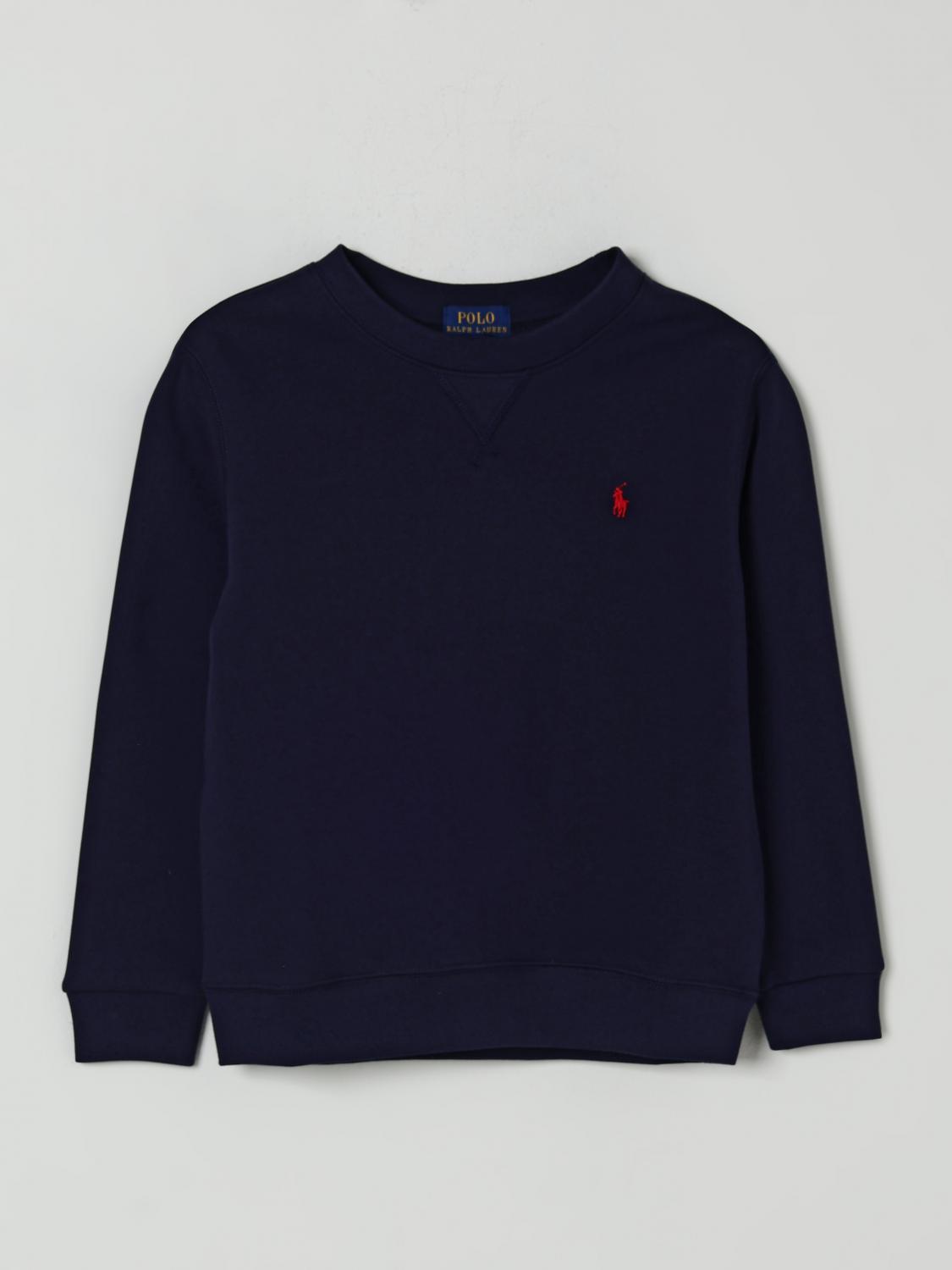 Polo Ralph Lauren Cotton Sweatshirt In Blue