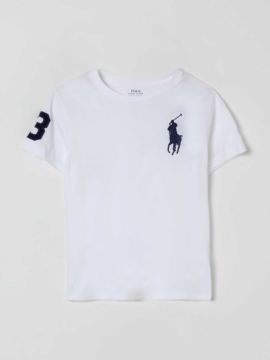 POLO RALPH LAUREN T-Shirt Kinder Farbe Weiß