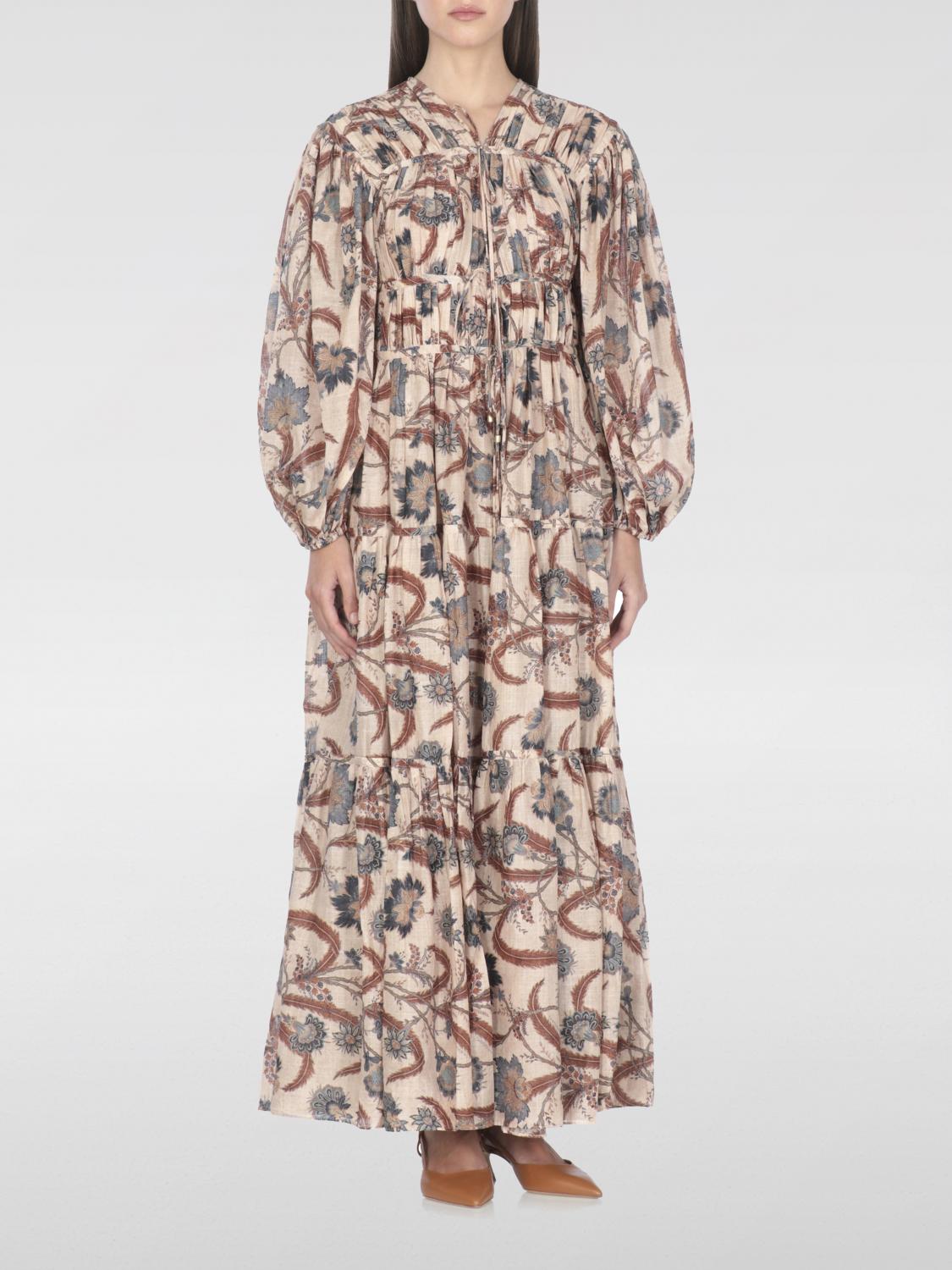 Zimmermann Dress  Woman Color Beige In Sand