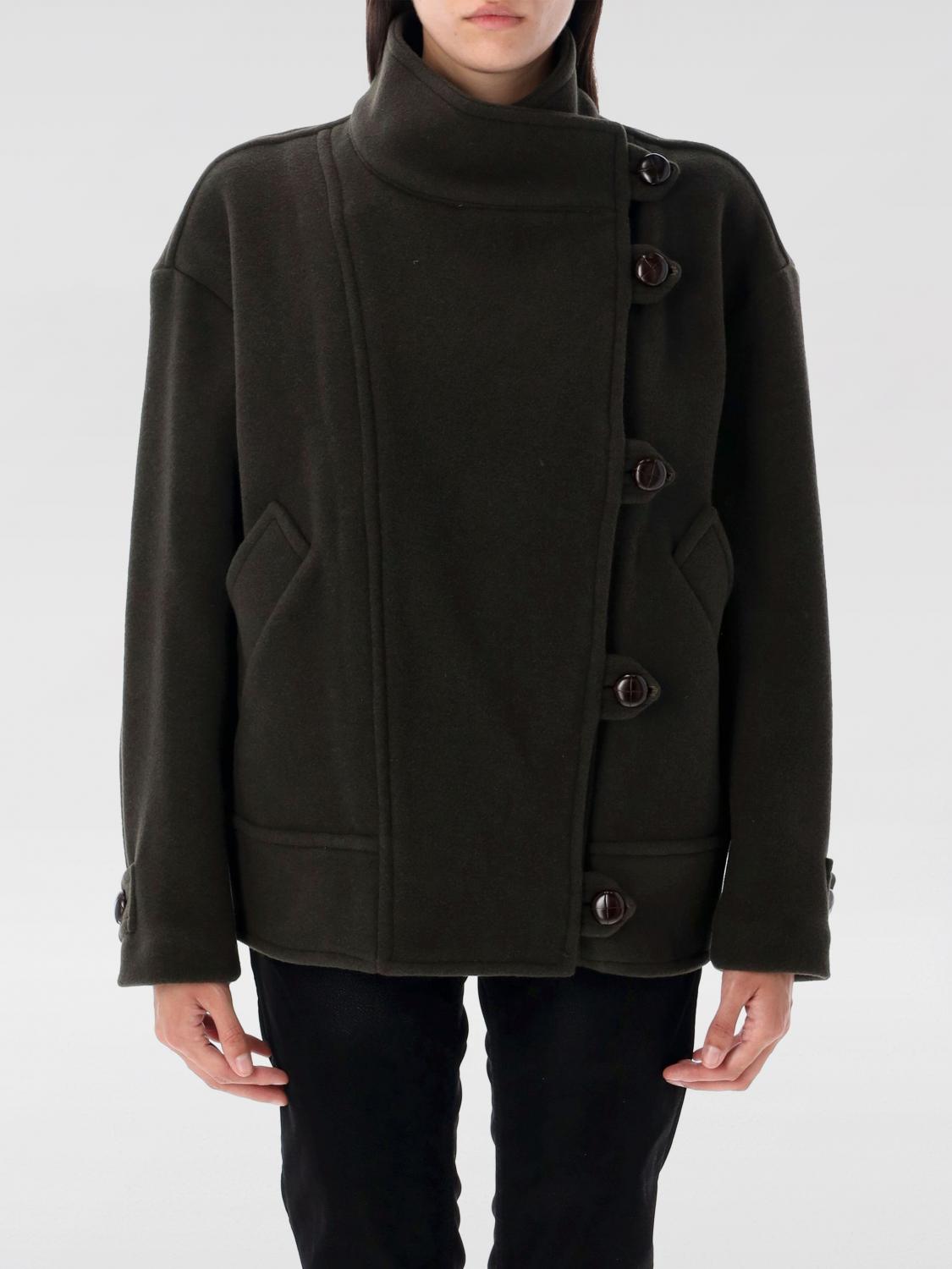 Isabel Marant Jacket Woman Color Kaki In Brown