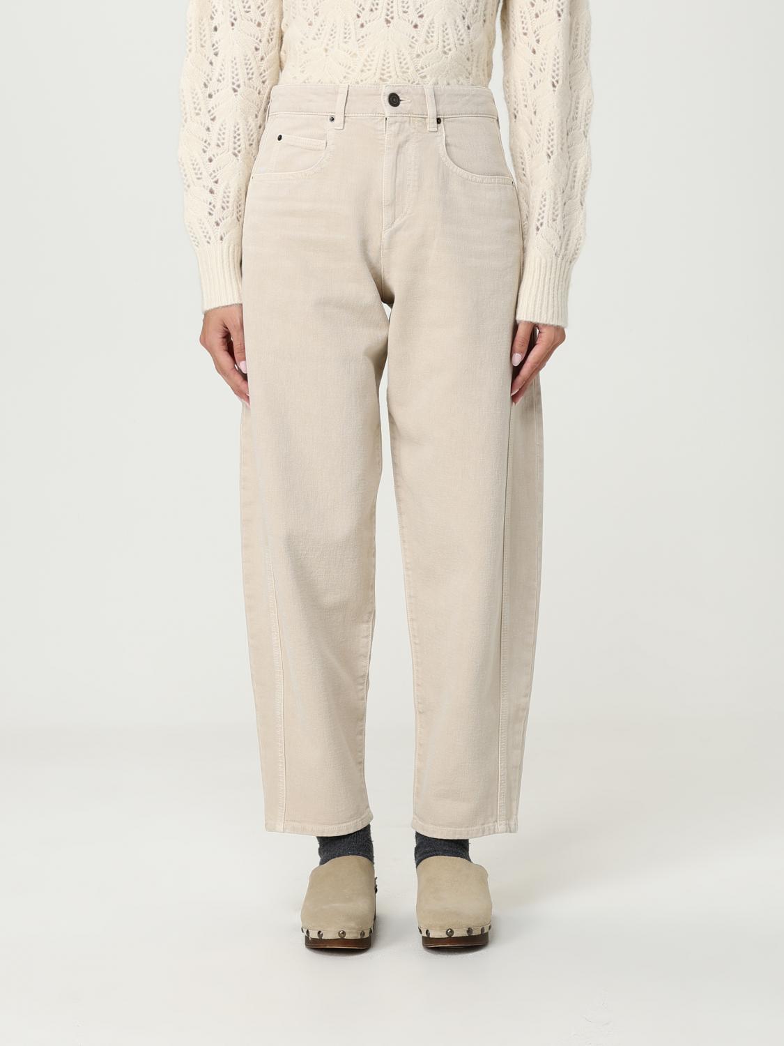 Isabel Marant Jeans  Woman Color Beige In Neutral