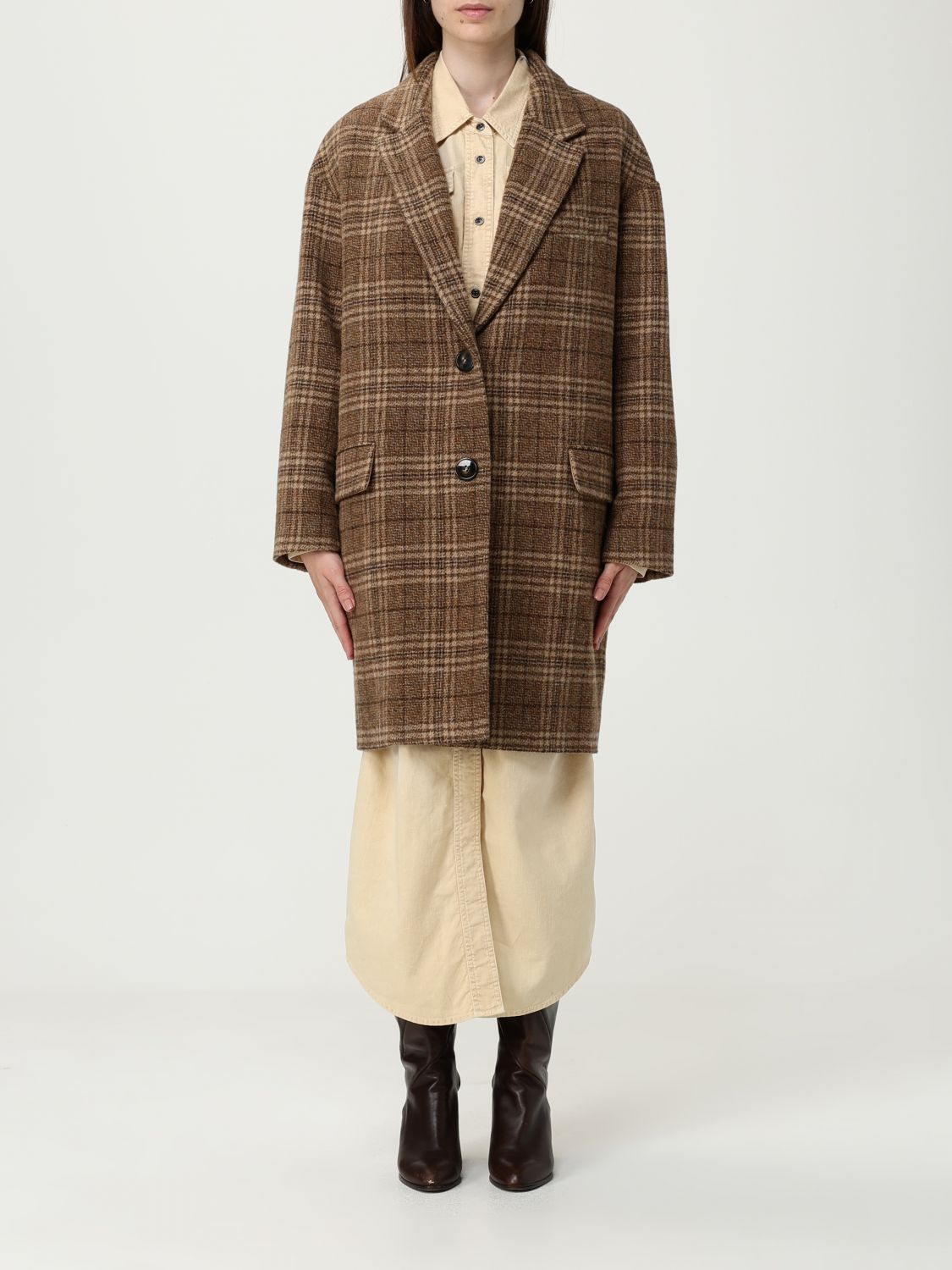 Isabel Marant Étoile Coat Isabel Marant Etoile Woman Color Brown In Brown