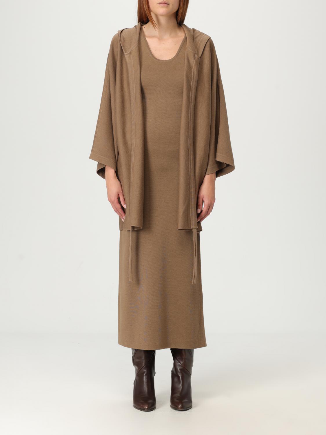 Max Mara Cardigan Woman Brown In Brown