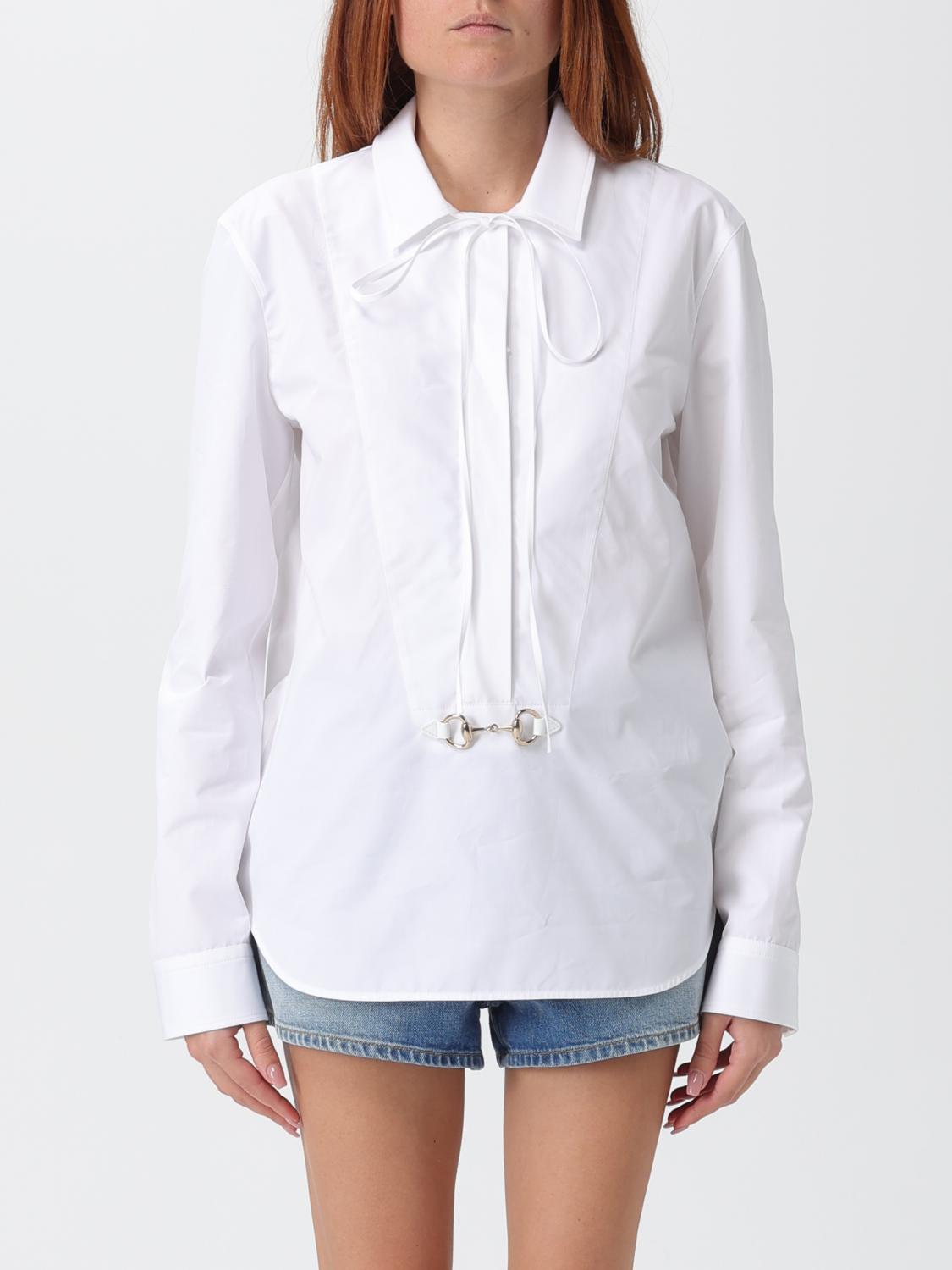 GUCCI Camicia in popeline di cotone