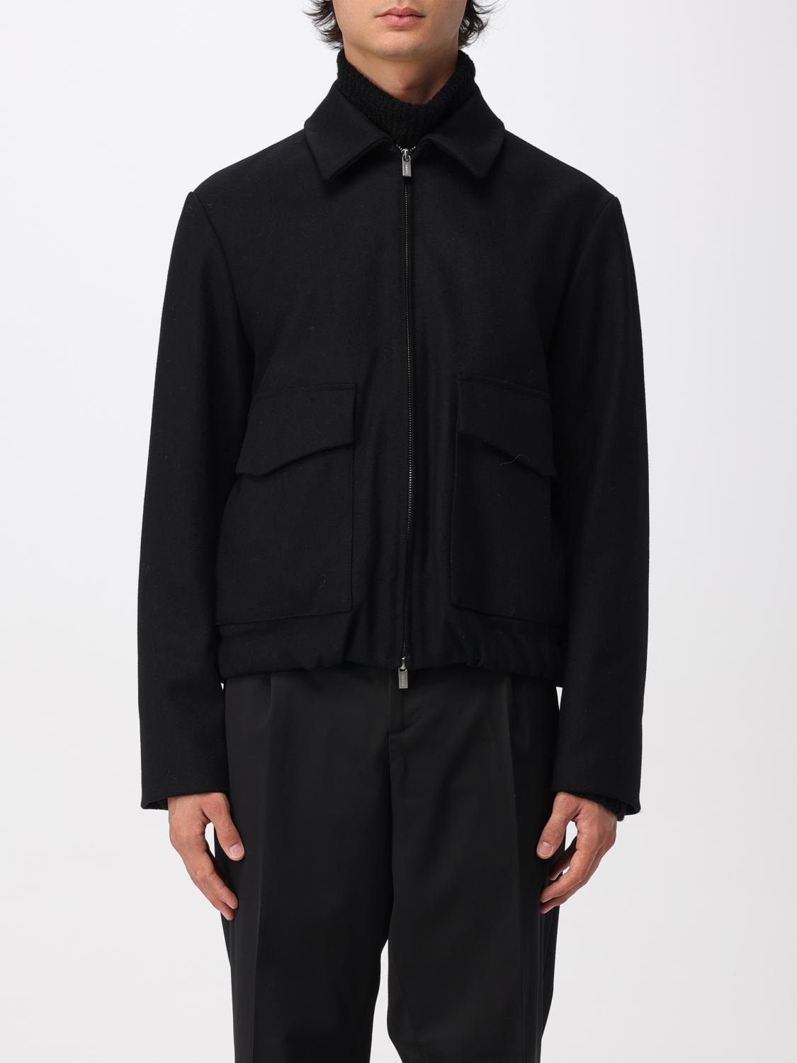 Barena Venezia Zippered Long Sleeve Casual Jacket In Black