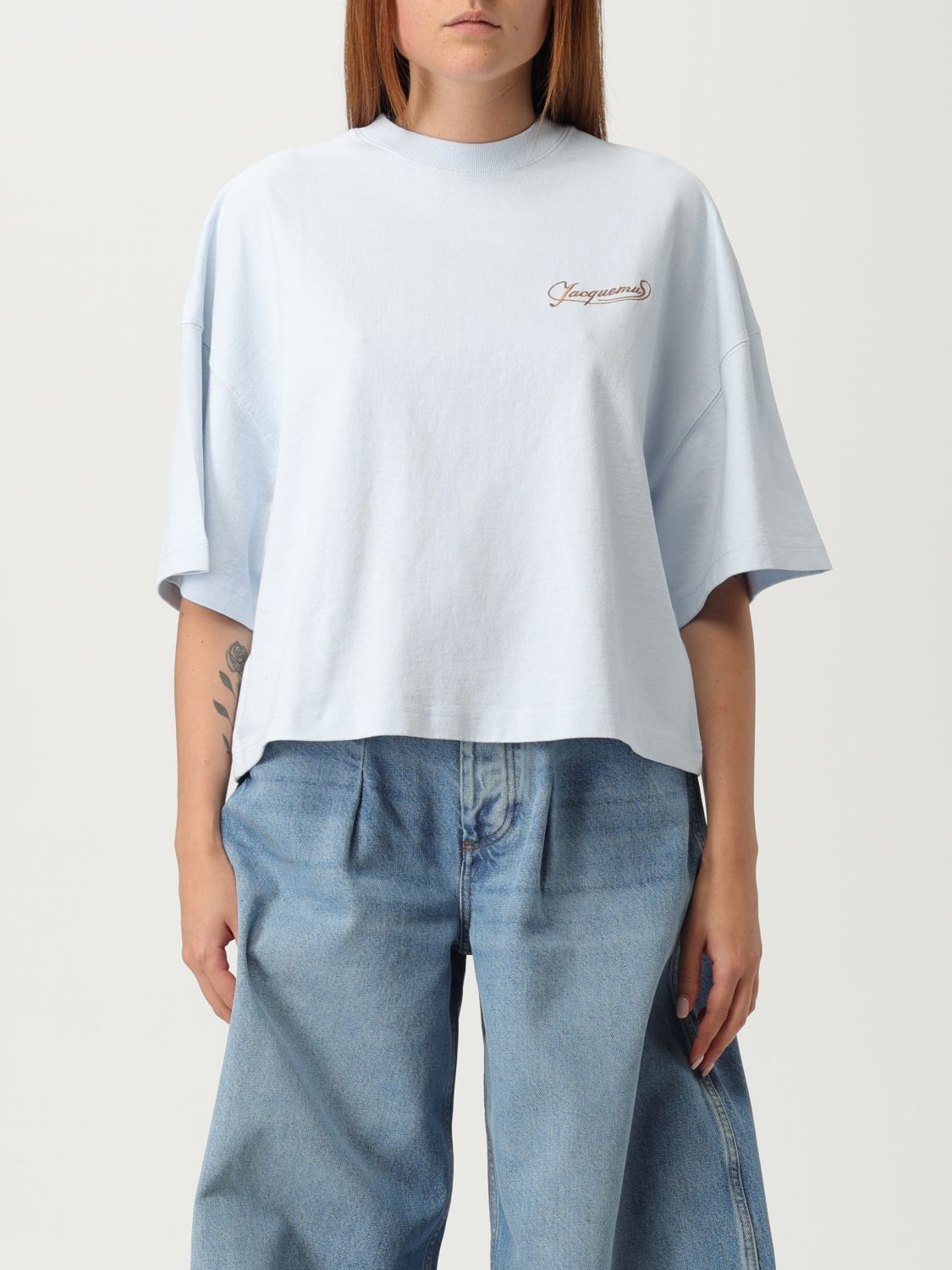 Jacquemus The Short T-shirts Clothing In Blue
