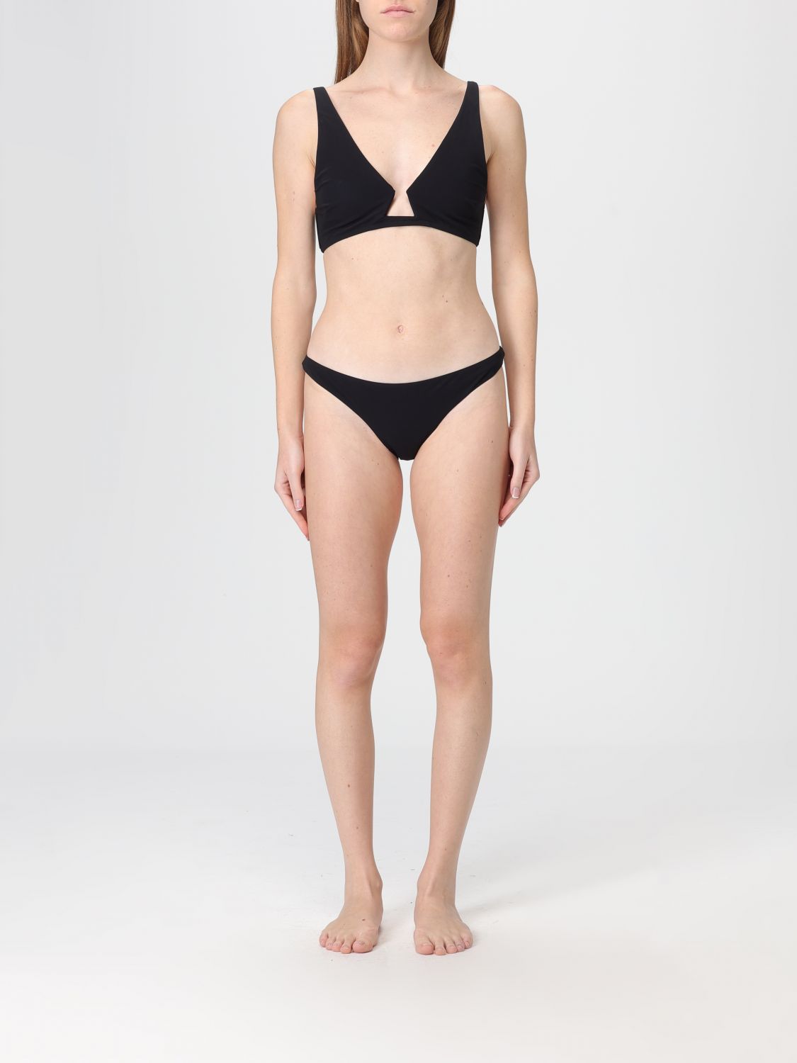 Zimmermann Rhiannon Wire Front Bikini Clothing In Black