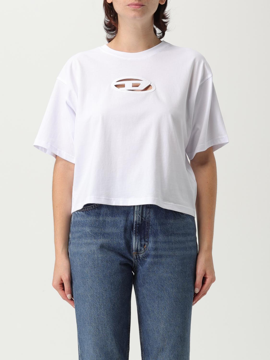 Diesel T-buxt Boxy T-shirt In White
