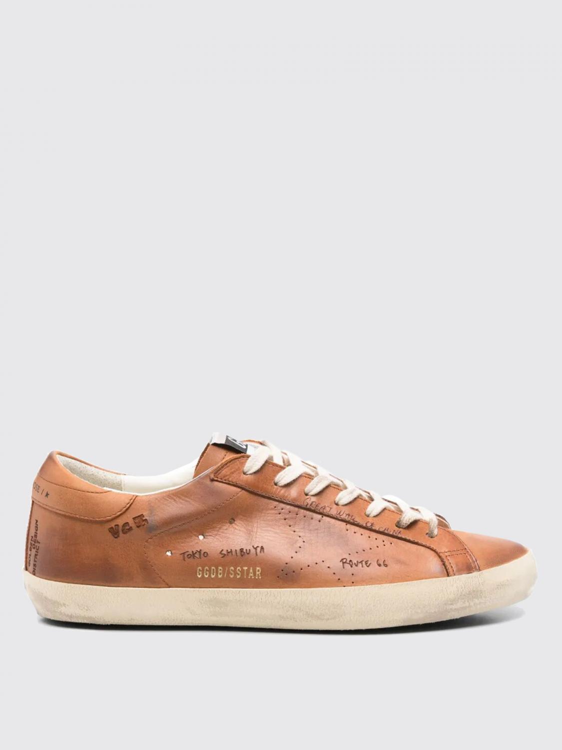 Golden Goose Shoes  Men Color Leather In Brown