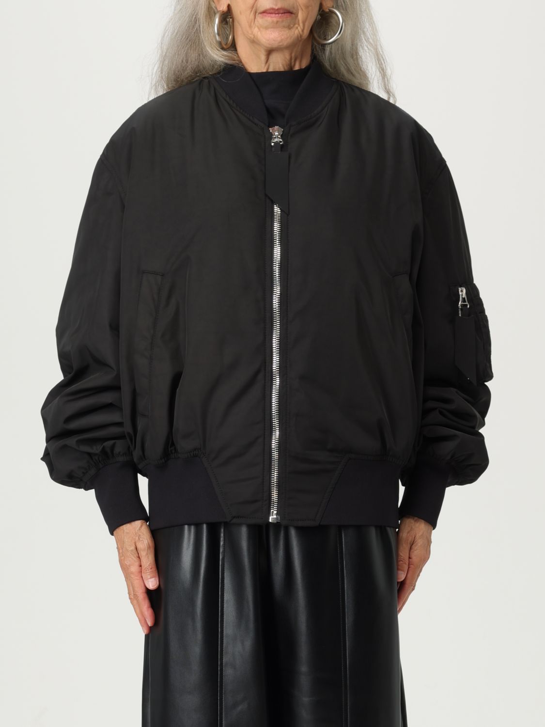 Attico Bomber "anja" In Black