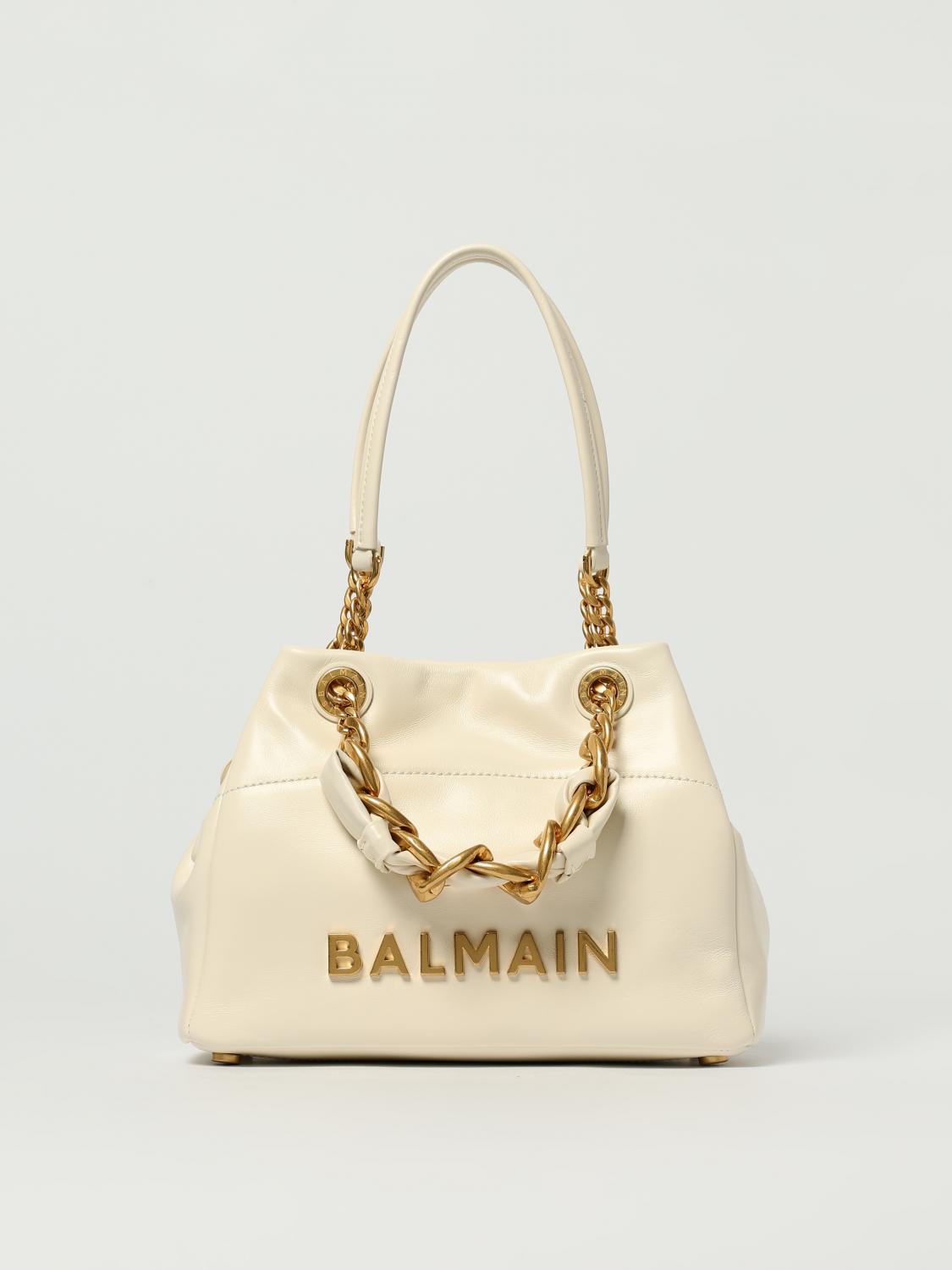 Balmain Shoulder Bag  Woman Color Beige In Sand