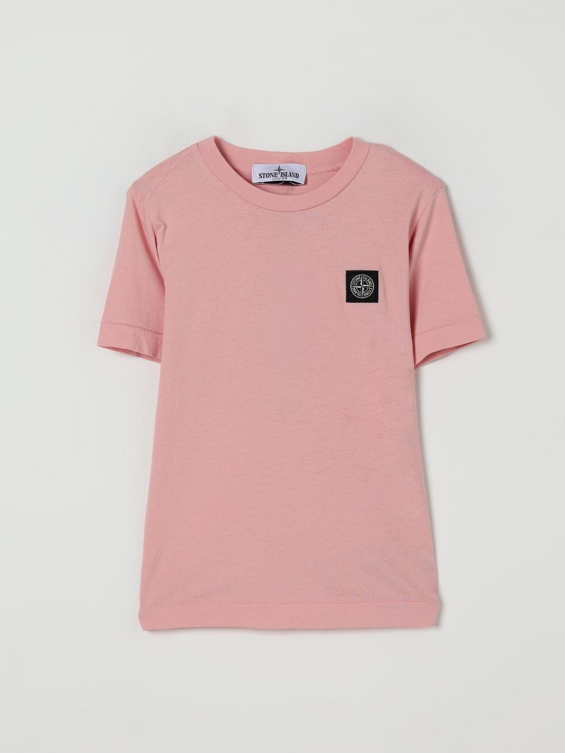 Stone Island T-shirt  Junior Kids Color Pink In Pink