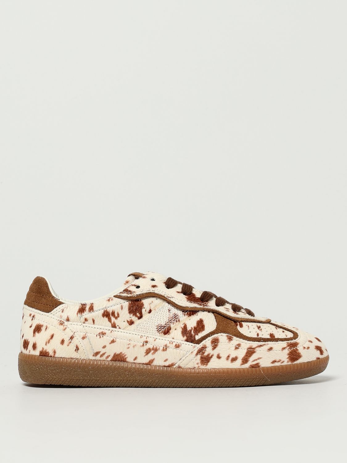 Alohas 'tb.490' Brown Low Top Sneakers With Embossed Logo On The Side And Perforated Details In Brown