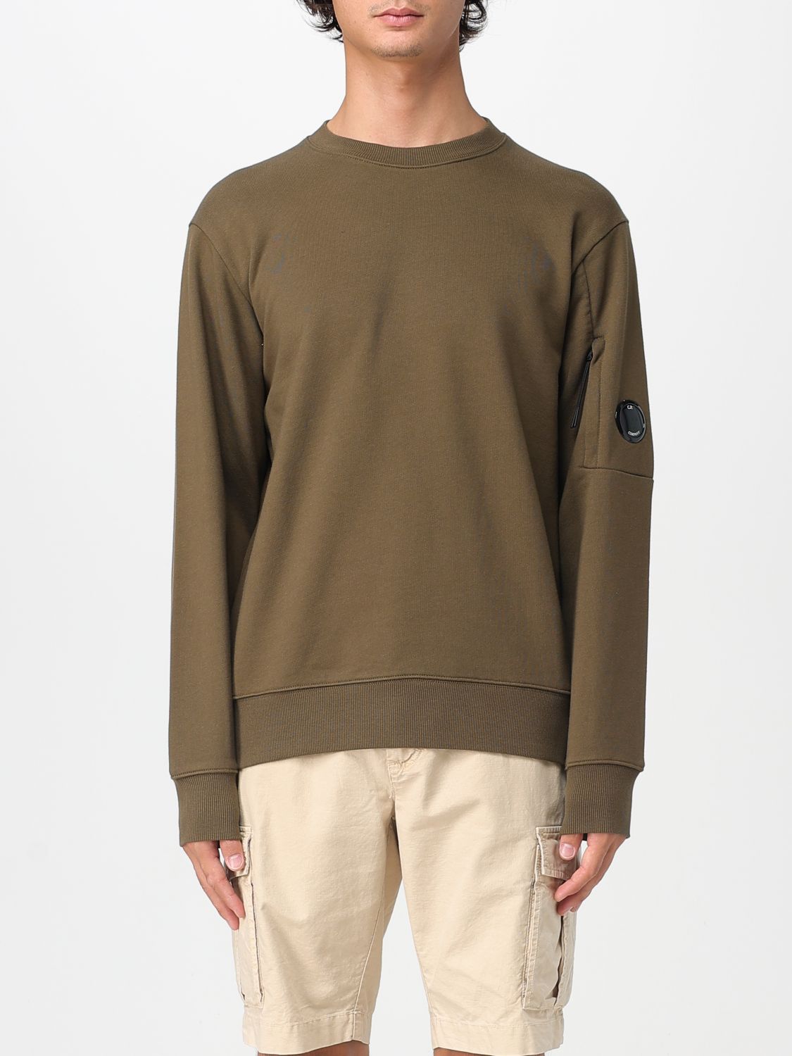 C.p. Company Sweatshirt C. P. Company Men Color Green In Brown
