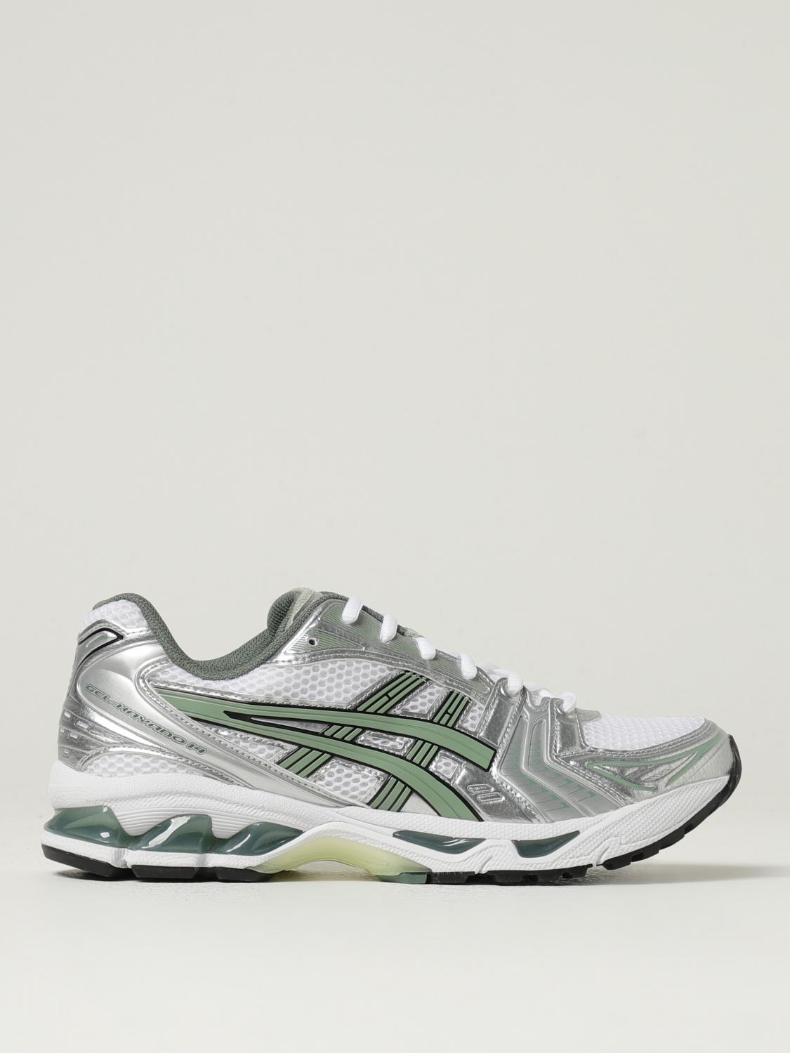 Asics Mesh Low Top Sneakers With Breathable Design In Silver