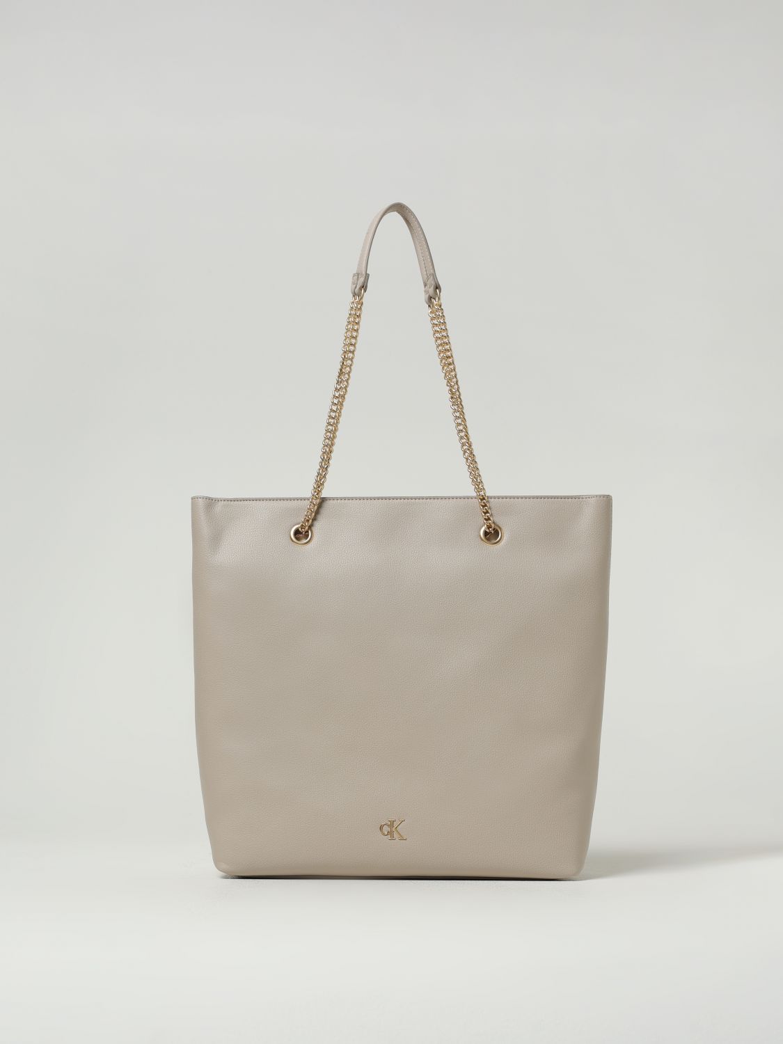 Calvin Klein Shoulder Bag Woman Color Ivory In White