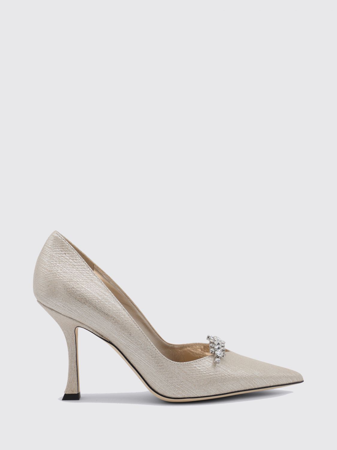 Jimmy Choo High Heel Shoes Woman Color Gold In Gold