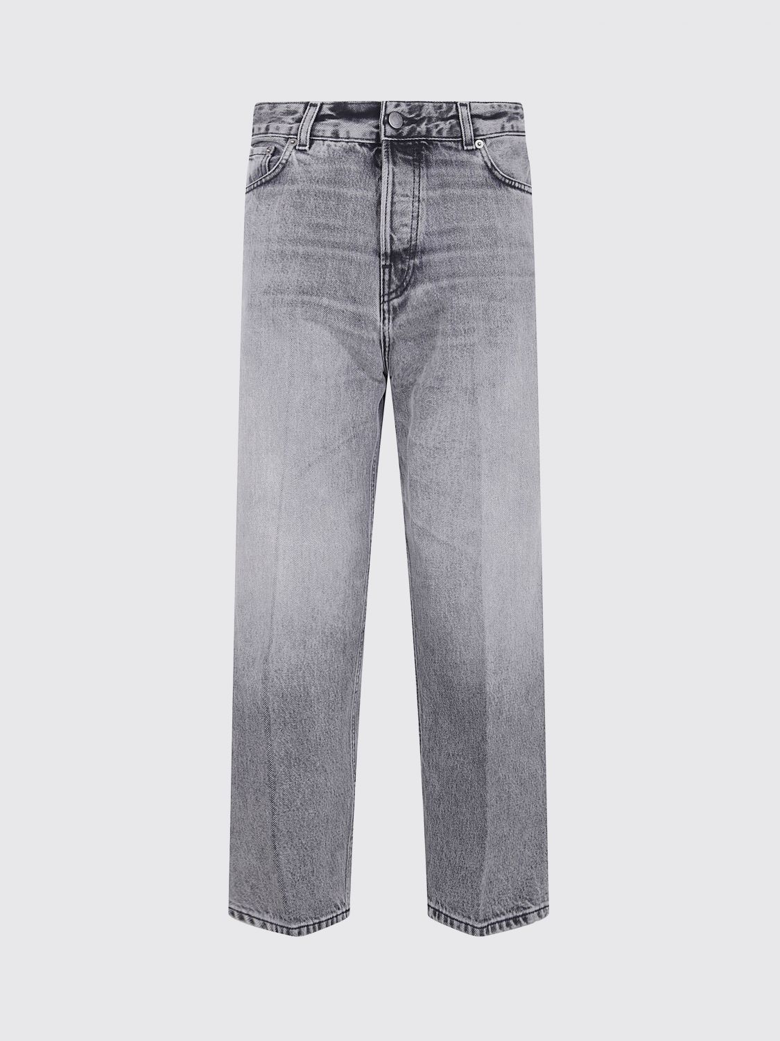 Haikure Low-rise Wide-leg Jeans In Gray