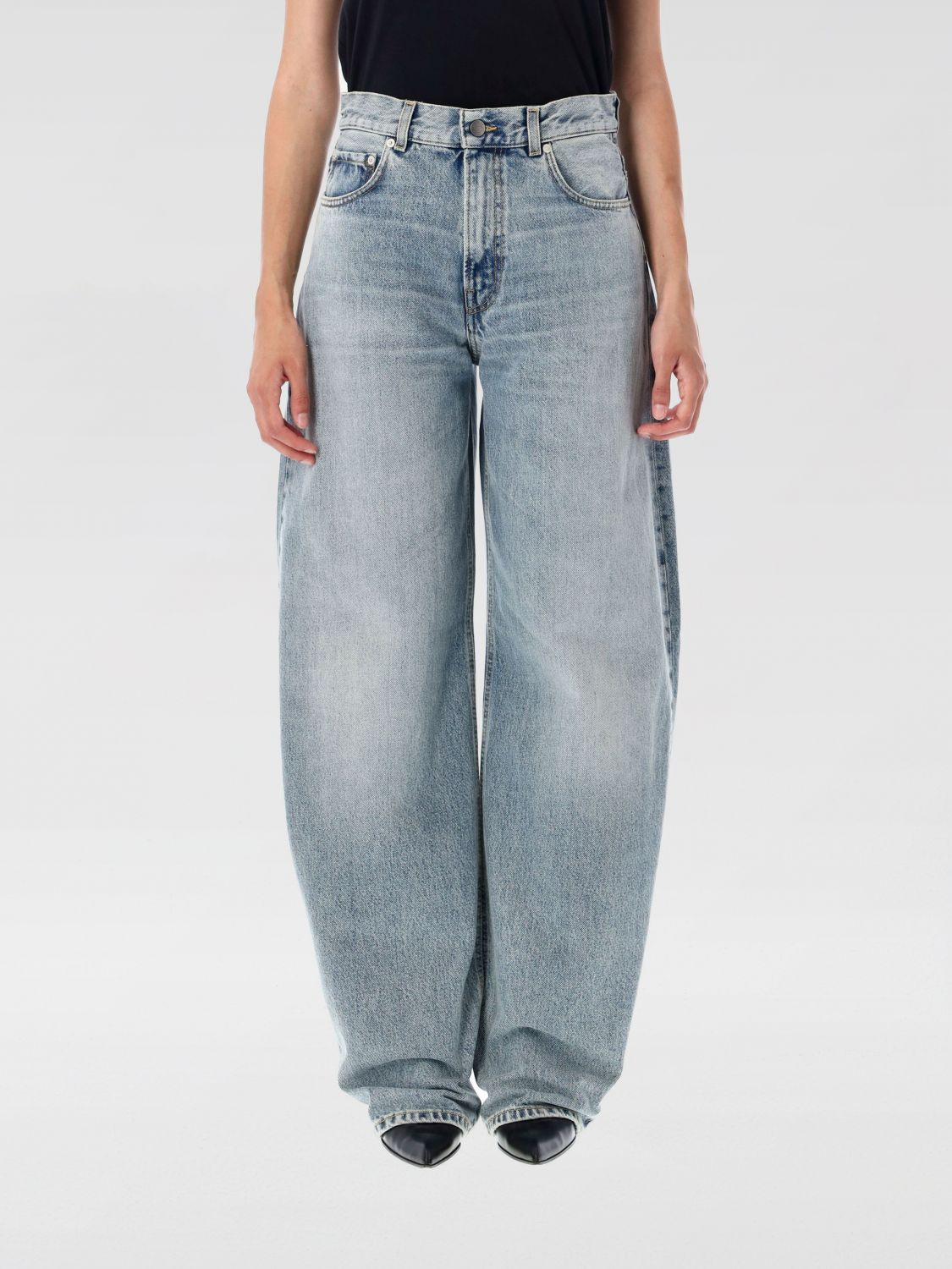 HAIKURE Jeans Damen Farbe Denim