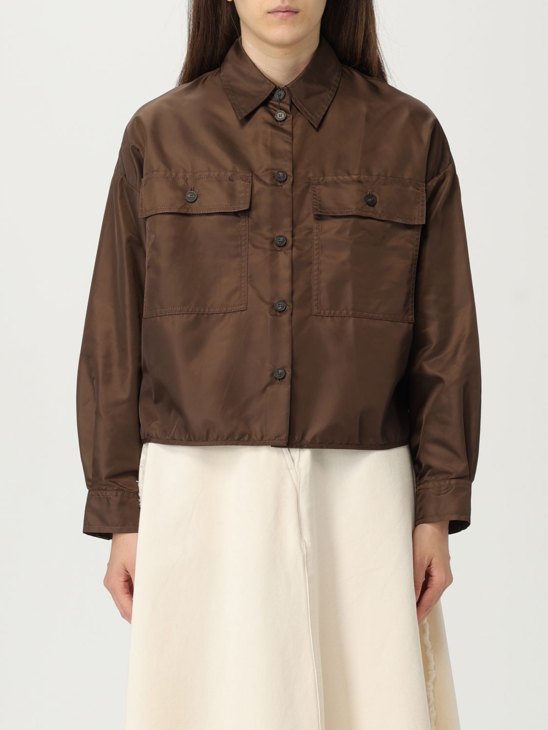 Weekend Max Mara Jacket Woman  In Brown