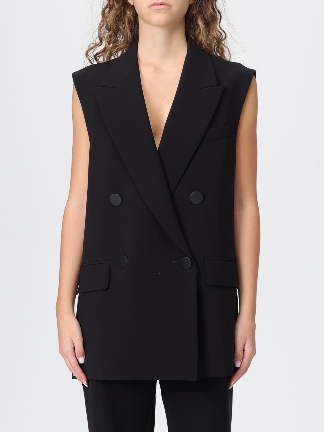 Max Mara Blazer Woman Studio In Black