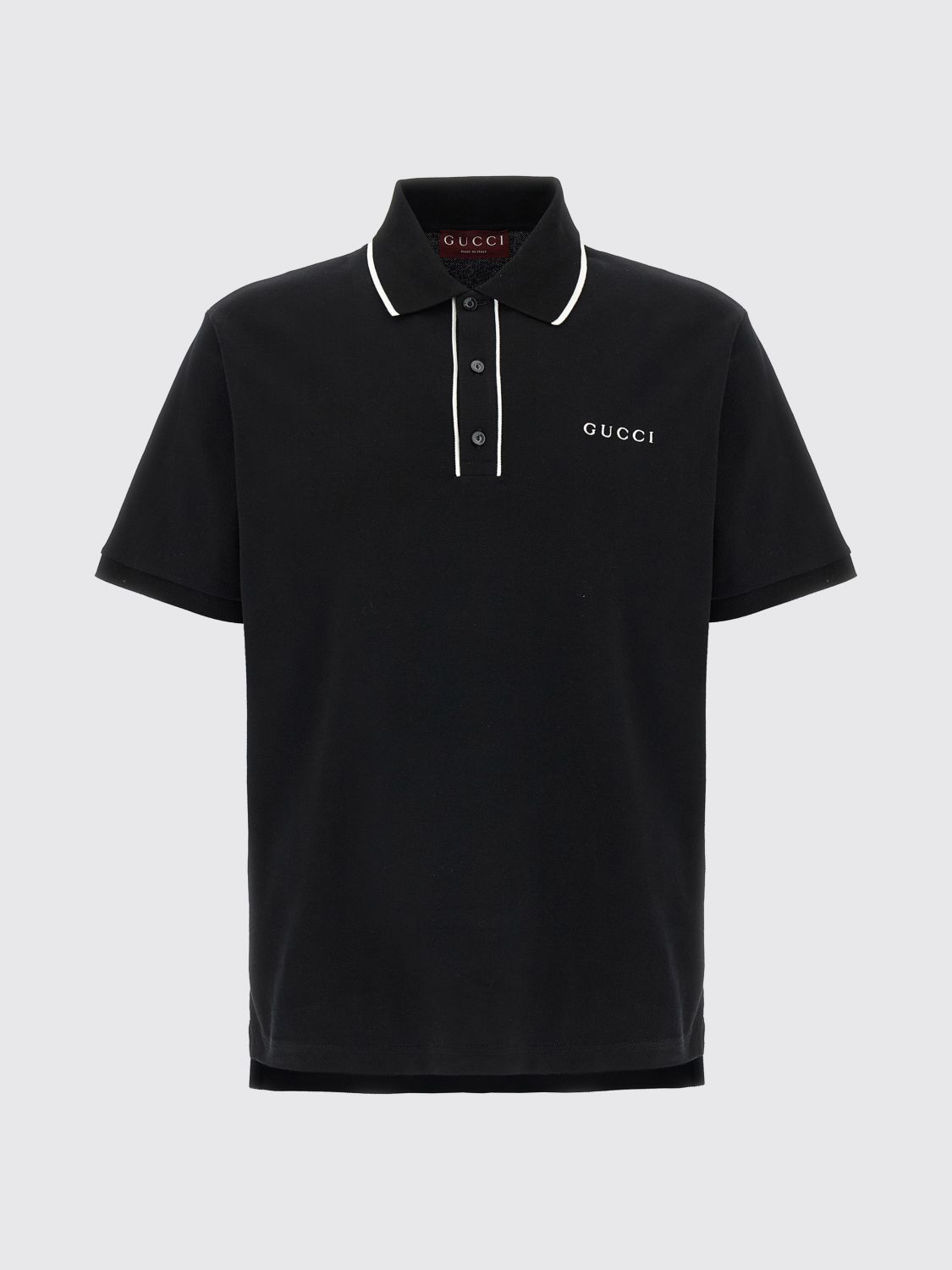 GUCCI Polo in cotone con logo