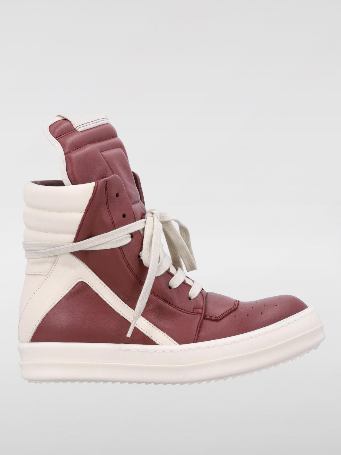 Rick Owens Geobasket Woman's Sneakers In Brown