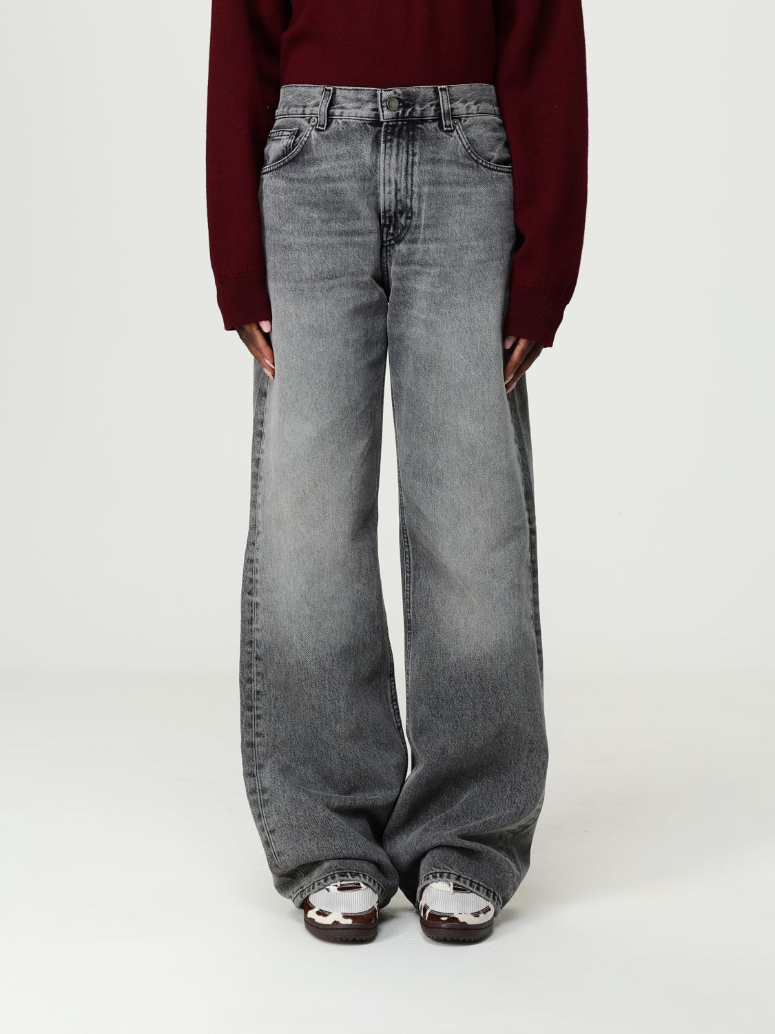 Haikure Jeans  Woman Color Grey In Gray