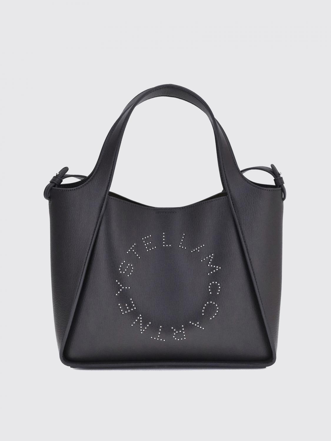 Stella Mccartney Faux Leather Tote Bag In Gray