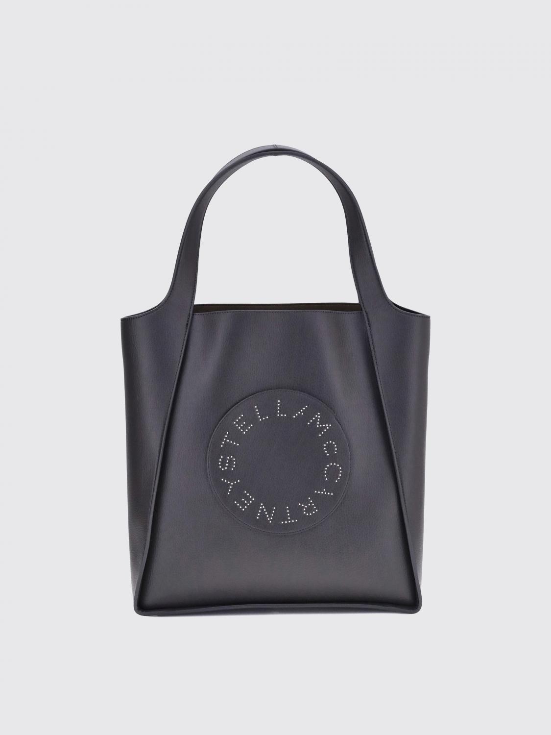 Stella Mccartney Logo Tote Bag In Gray