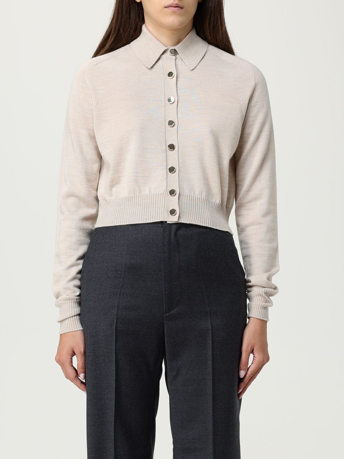Sportmax Cardigan  Woman Color White In Neutral