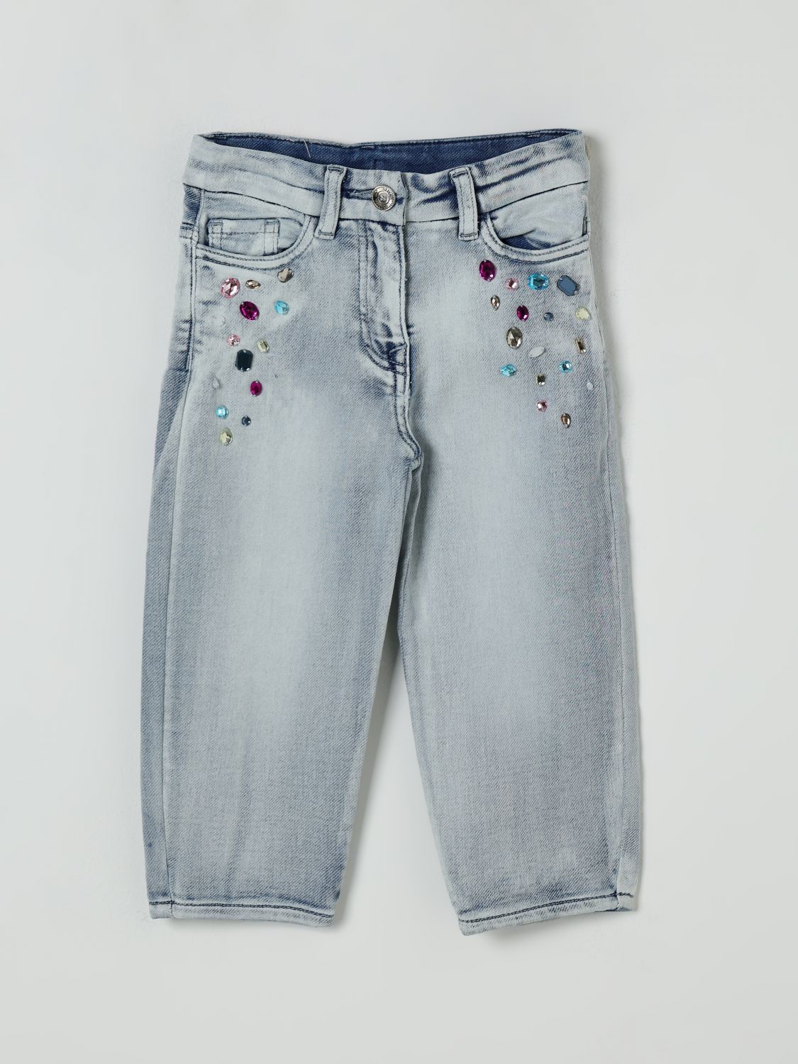 Monnalisa Jeans  Kids Color Grey In Gray